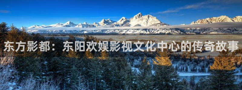 斑马ds2278：东方影都：东阳欢娱影视文化中心的传奇故事