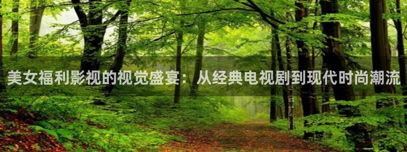 斑马jj15bk：美女福利影视的视觉盛宴：从经典电视剧到现代时尚潮流